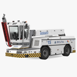 3D model Safeaero 220 Deicing Vehicle Folded