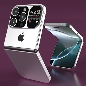 3D model iPhone Flip Pure Silver Rigged