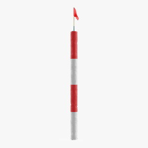 3D Polo Goal Post Red model