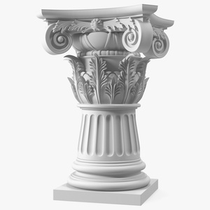 Composite Order Pedestal 3D model