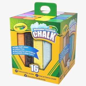 3D Sidewalk Chalk Box Crayola