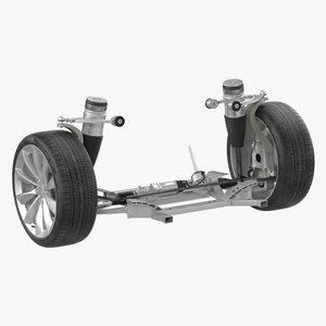 Tesla Model S Front Suspension 2 3D