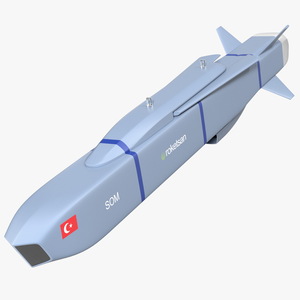 3D model Rocketsan SOM-J Cruise Missile