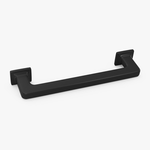 3D model Kitchen Cabinet Handle Footed Black