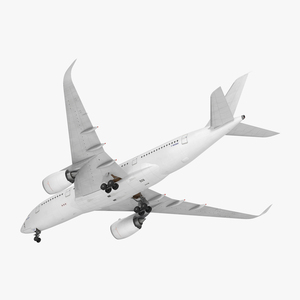 3D model Airbus A350 800 Generic Rigged