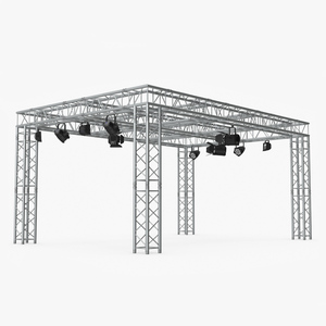 3D Studio Truss Modular Light System model