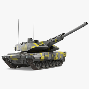 3D Next Gen German MBT Rigged