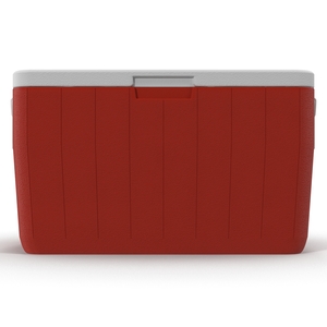 48 Quart Cooler Red 3D model