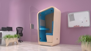 3D Conversation Booth model