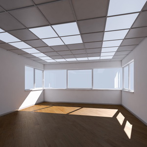 3D Training Seminar Room Empty White model