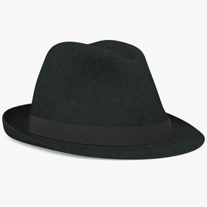 Fedora Hat For Gentleman 3D model