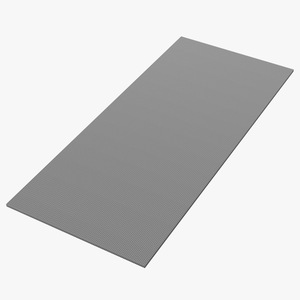 3D Professional Grey Yoga Mat