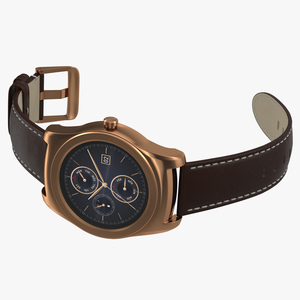 LG Watch Urbane 2 Gold 3D