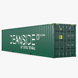 3D model 40ft Double Door Shipping Container