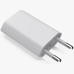 3D Apple 5W USB Power Adapter