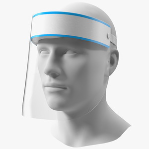 Full Face Shield Visor 3D