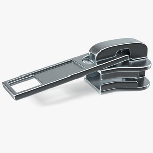 Zipper Slider Metal 3D model