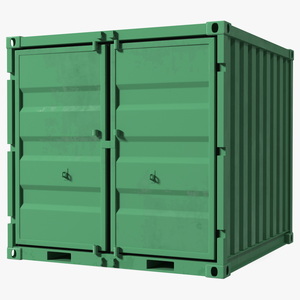 Shipping Container 8ft 3D