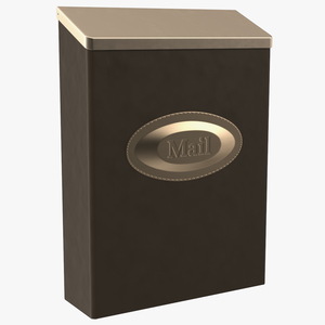 3D Wall Mount Locking Mailbox