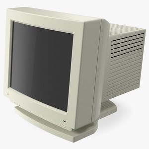 3D model Vintage Apple Computer Monitor