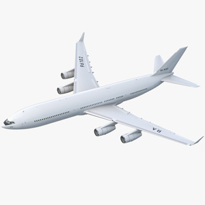 3D model Ilyushin IL-96-400 Rigged