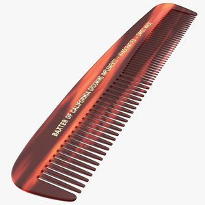 3D Baxter of California Pocket Comb Brown model