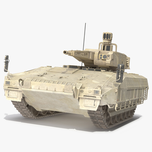 3D Puma German IFV Military Tank Sandy Dirty