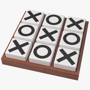 Desktop Tic Tac Toe Game 3D model