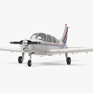 Civil Utility Aircraft Piper PA 28 161 Cherokee 3D