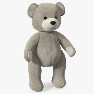 3D Teddy Bear Light Color Rigged for Modo model