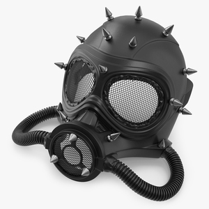 3D Steampunk Full Face Gas Mask model