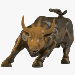 3D Wall Street Bull