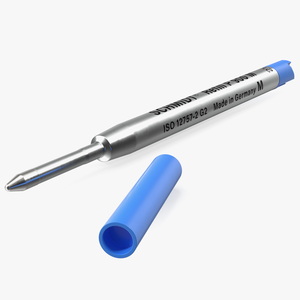 3D model Blue Ballpoint Pen Refill