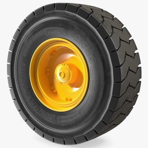 3D model Wheel CAT 775 Water Truck