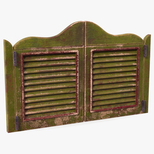 Old Western Saloon Doors 3D model