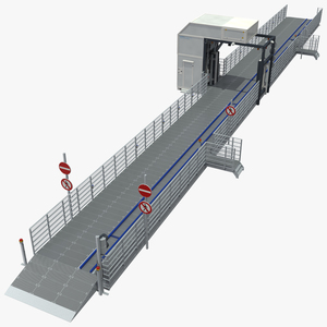 3D Smith Detection CIP 300 Conveyor Vehicle Inspection System model