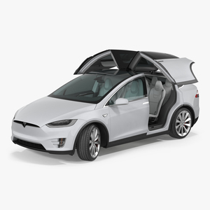 3D model Tesla Model X Rigged