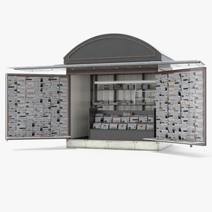 3D model Newspaper Stand