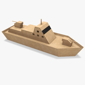 Cardboard Warship 3D