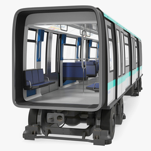 Subway Passenger Wagon 3D