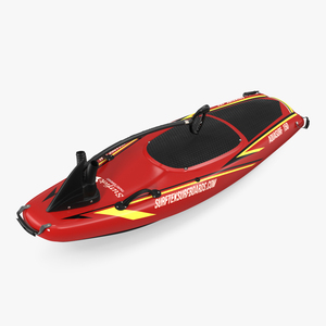 3D Surftek Aquasurf Jet Surfboard Folded Red