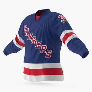 Hockey Jersey NY Rangers 3D model