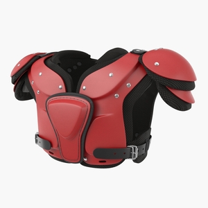 Football Shoulder Pads 3D