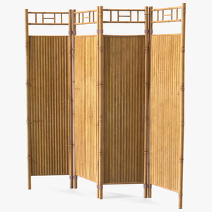 3D Bamboo Room Divider Wall Screen