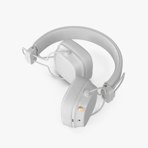 3D model Overhead Headphones White Generic Rigged