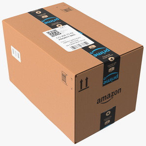 Amazon Parcels Box 41x26x26 3D