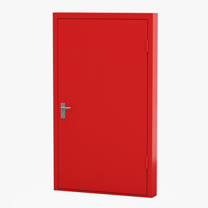 3D Fire Security Door model