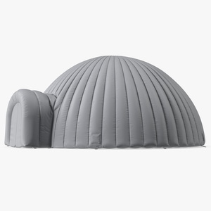 3D model Inflatable Dome Tent Grey