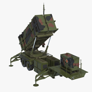 3D model MIM 104 Patriot SAM Battle Position