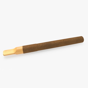 3D Cigar with Wooden Tip